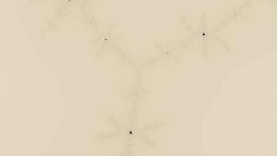 The same picture with the ink stroke off: a gray ghost on cream paper.